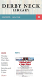 Mobile Screenshot of derbynecklibrary.org